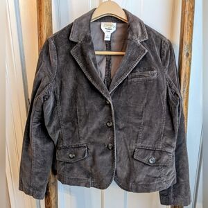 Talbots Brown Corduroy Blazer